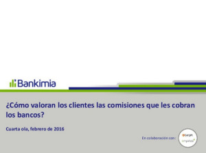 comisiones bancarias